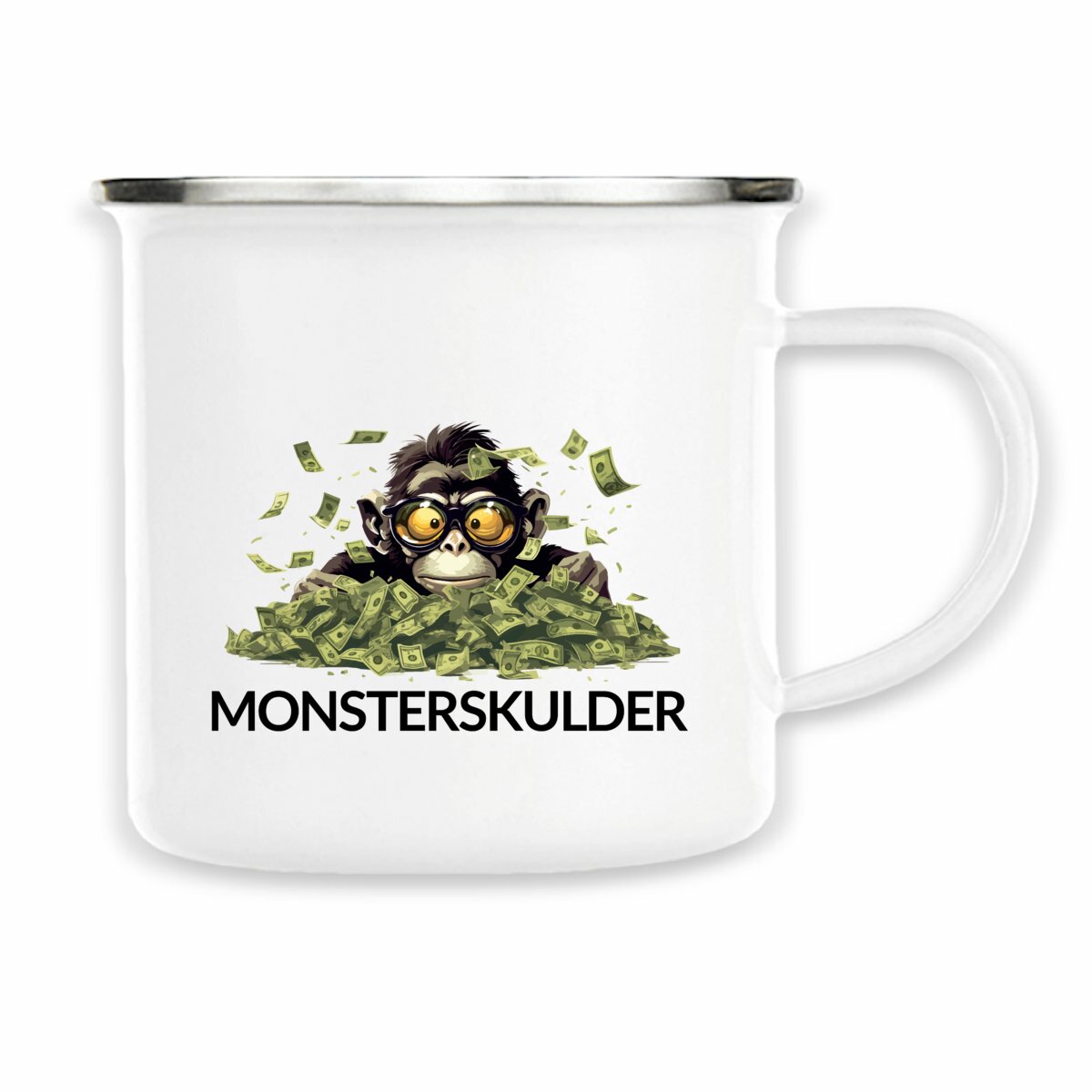 Emaljmugg Monsterskulder alt 4